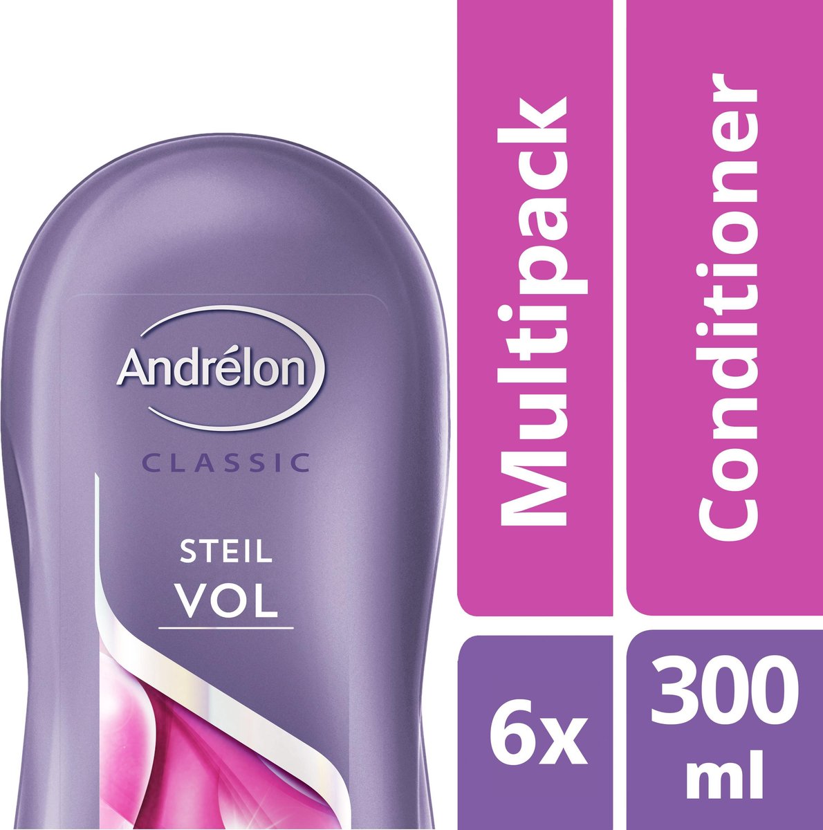 Andrélon Steilvol Conditoner - 6 x 300 ml - Voordeelverpakking
