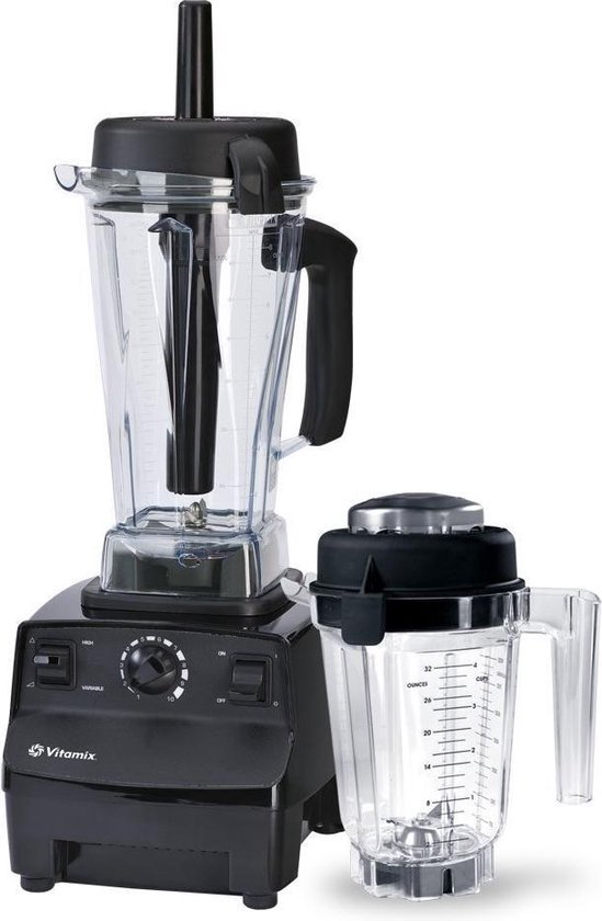 vitamix TNC 5200 zwart met extra mengkom droog
