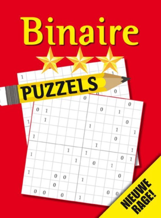 Cover van het boek 'Binaire puzzels 3 sterren' van Leo de Winter