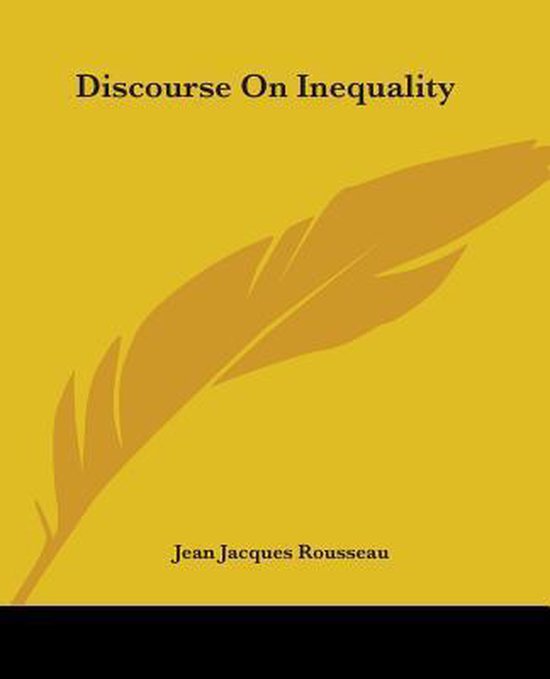 Discourse On Inequality - cover