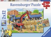 Ravensburger Huizenbouw- Twee puzzels van 12 stukjes - kinderpuzzel