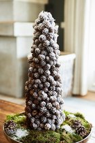 Rivièra Maison Pretty Pine Cone Tree L - Kerstdecoratie - Dennappelboompje