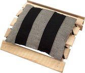Emendo - Sauna hoofdsteun met kussentje - zwart, 25x24 cm
