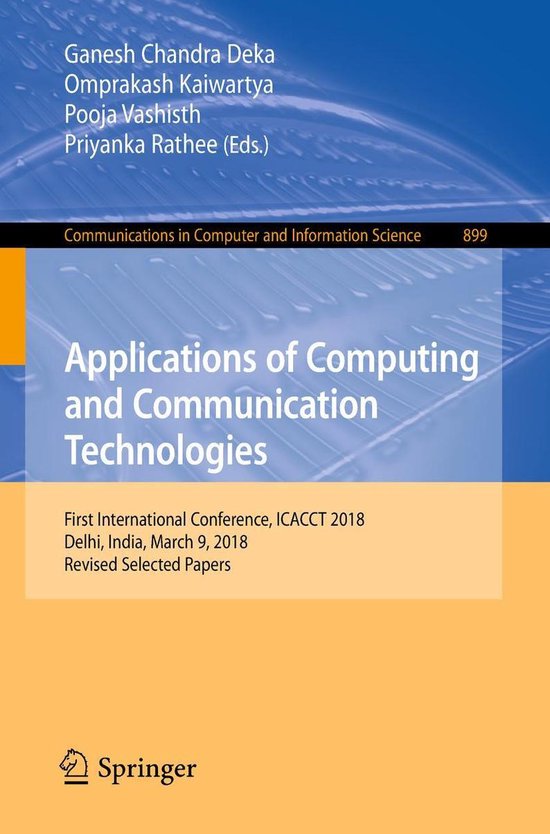 Springer Nature Proceedings Computer Science - Applications  ... - cover