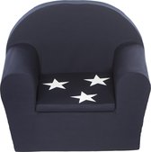 Peuterstoeltje-Kinderfauteuil Donkerblauw+ster