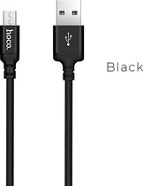 Hoco USB kabel naar Micro USB zwart - 2 m