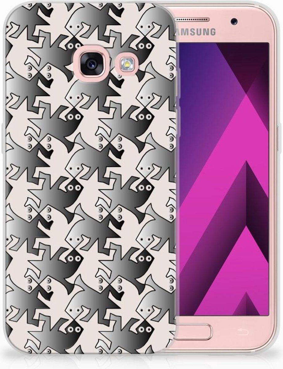 Samsung Galaxy A3 2017 TPU Hoesje Salamander Grey