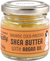 Organic Cold Pressed Shea Butter met Argan Oil - 60 gram