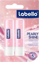 Labello Lippenbalsem Pearly Shine Duo Blister - 2x 4,8 gr. 5.5 ml