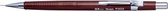 6x Pentel vulpotlood voor potloodstiften: 0,3mm, bruine houder