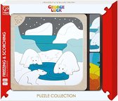 Hape Houten puzzel IJsberen 33 stukjes