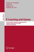 Lecture Notes in Computer Science 9654 - E-Learning and Games