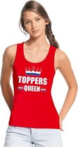 Rood Toppers Queen singlet/ mouwloos shirt dames M
