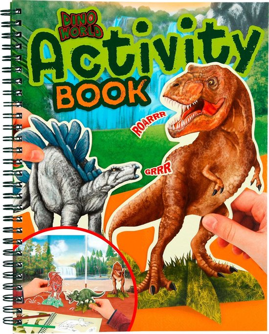 Depesche - Dino World Activity Book - kleurboek