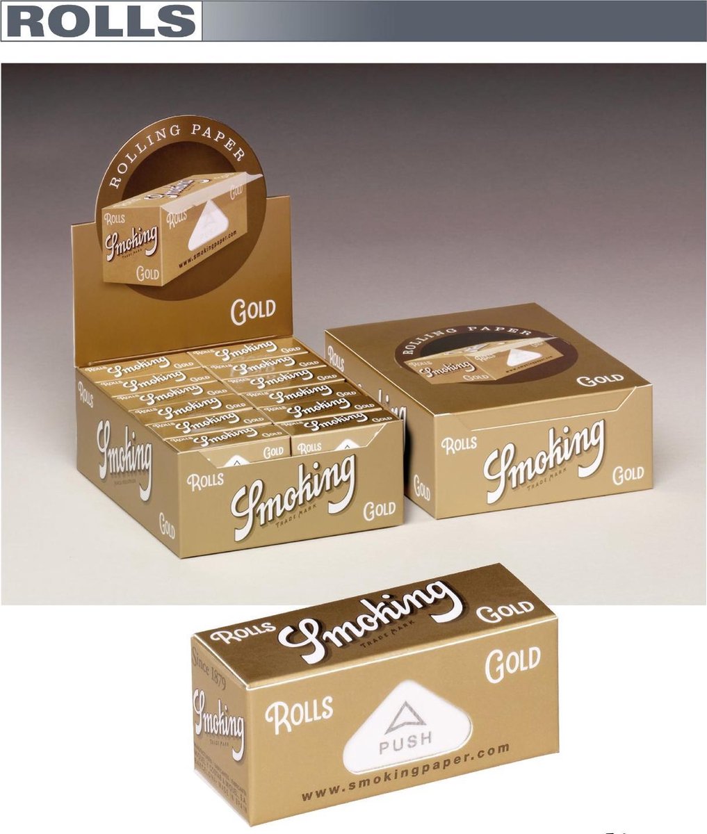 Smoking GOLD Rolls Rolling paper
