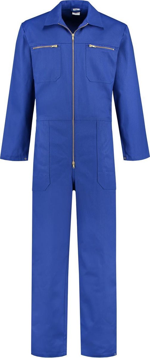 EM Workwear Overall 100% katoen met rits korenblauw maat 52
