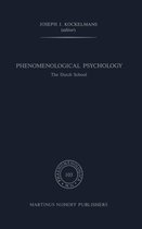 Phaenomenologica 103 - Phenomenological Psychology