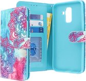 Samsung Galaxy A6+ 2018 hoesje - CaseBoutique - Mandala print - Kunstleer