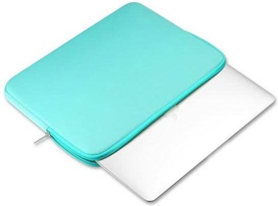 Neopreen Soft Sleeve Voor de Apple Macbook Air / Pro (Retina) 13 Inch - 13.3" Laptop Case - Bescherming Cover Hoes - Turqouise