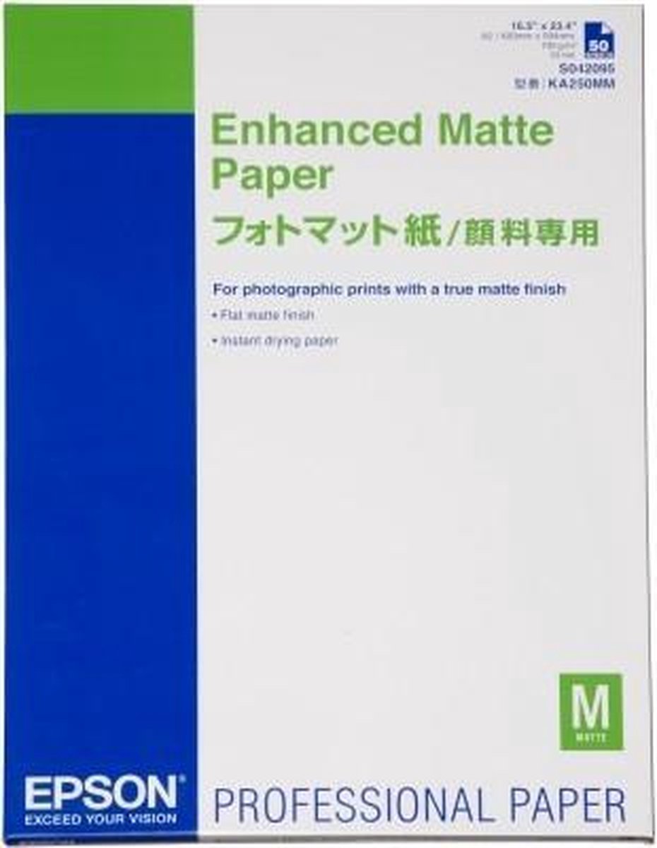 Epson A2 Enhanced Matte Paper 50 vel - Epson