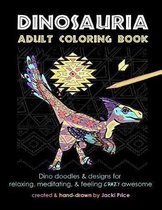 Dinosauria Adult Coloring Book