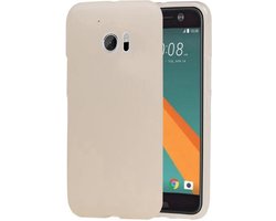 Transparant mat wit TPU backcase voor de HTC 10 hoesje