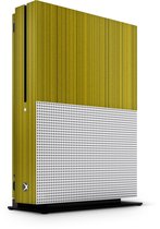 Xbox One S Console Skin Brushed Geel Sticker