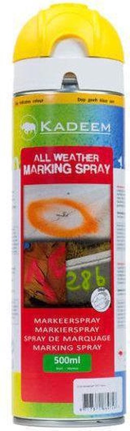 Peinture de marquage Kadeem Spray Paint 360° Jaune