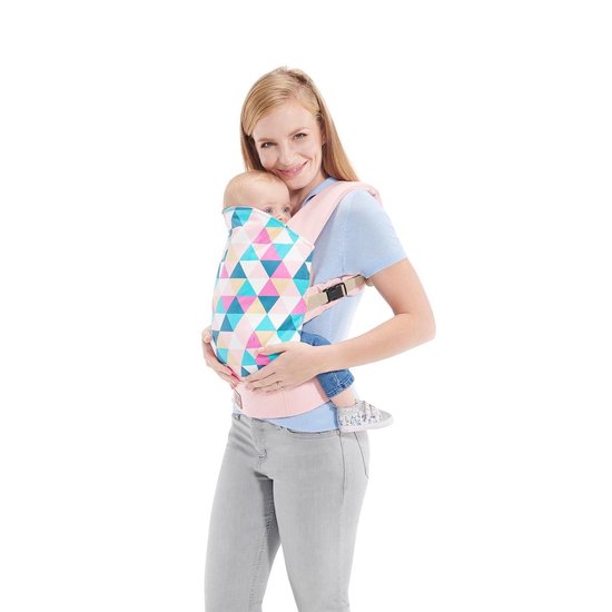 Kinderkraft Nino Draagzak - Buikdrager Roze van Kinderkraft — afbeelding 4