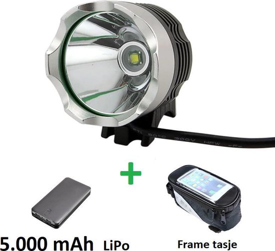 Jeu de phares LED VTT / course 1200 lumens Connexion USB CREE T6 -  EXTRÊMEMENT... | bol.