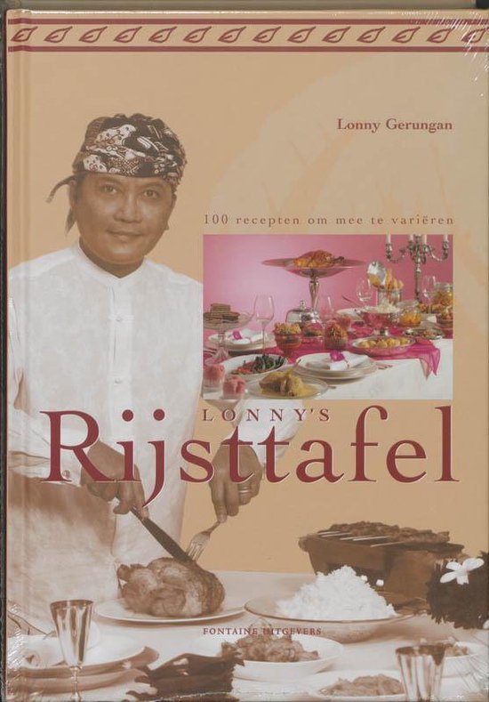 Cover van het boek 'Lonny's rijsttafel' van Lonnie Gerungan