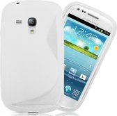Samsung Galaxy S3 Mini i8190 Silicone Case s-style hoesje Wit