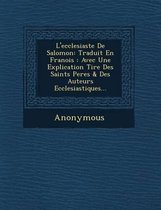 L'Ecclesiaste de Salomon