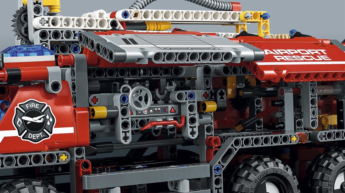 Verloren hart Sandy Kalksteen LEGO Technic Vliegveld-reddingsvoertuig - 42068 | bol.com