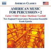 New England Conservatory Percussion - American Music For Percussion, Volume (CD)