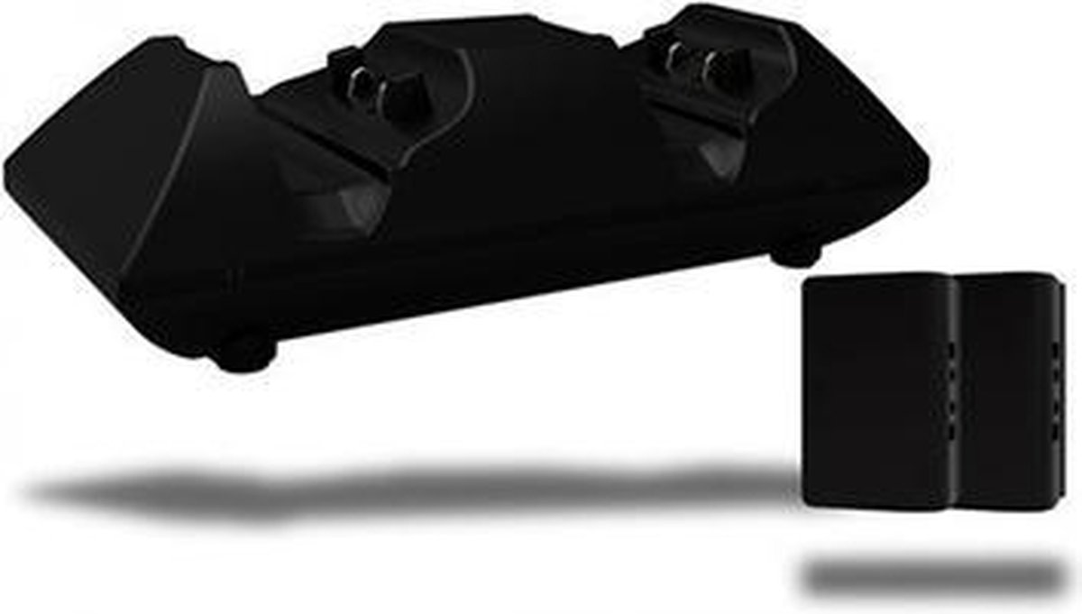 Calibur11 Dubbel Docking Station + 2 Oplaadbare Batterijen - Zwart (Xbox One)