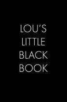 Lou's Little Black Book