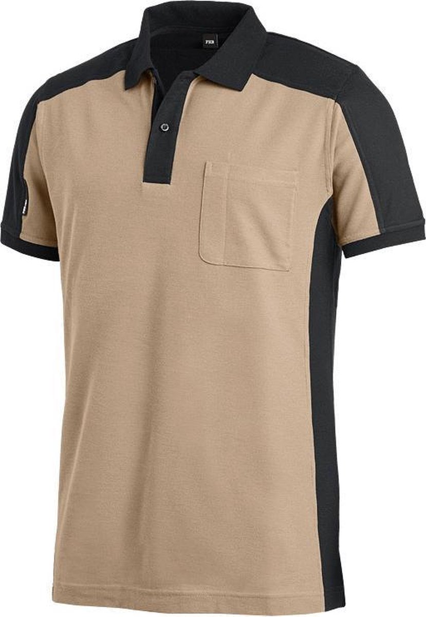 FHB KONRAD Poloshirt 91490 - Beige-Zwart - M