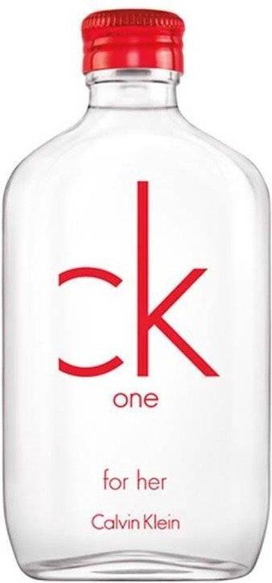 Calvin Klein One Red Edition 100 ml - Eau de toilette - Parfum féminin | bol
