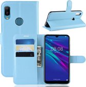 Book Case - Geschikt voor Huawei Y6 (2019) / Y6s Hoesje - Lichtblauw