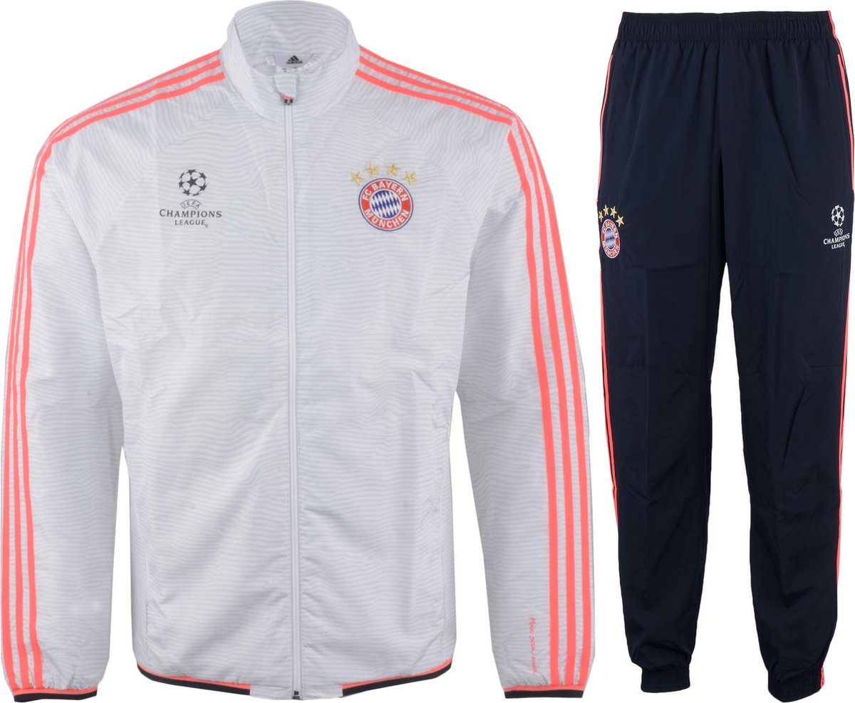 Dochter Kind plek adidas FC Bayern M�nchen UEFA Champions League Presentation Trainingspak -  Maat M -... | bol.com