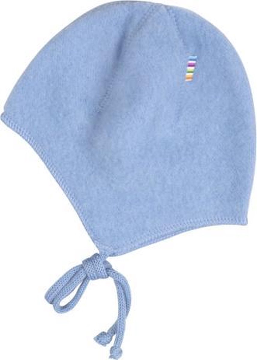 Wollen Babymuts Fleece Blauw (Joha) | 41-cm-1-4-maanden
