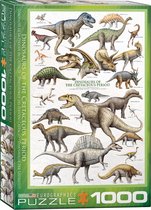 Eurographics puzzel Dinosaurs of the Cretaceous - 1000 stukjes