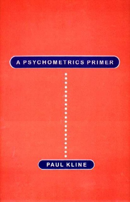 Psychometrics Primer - cover