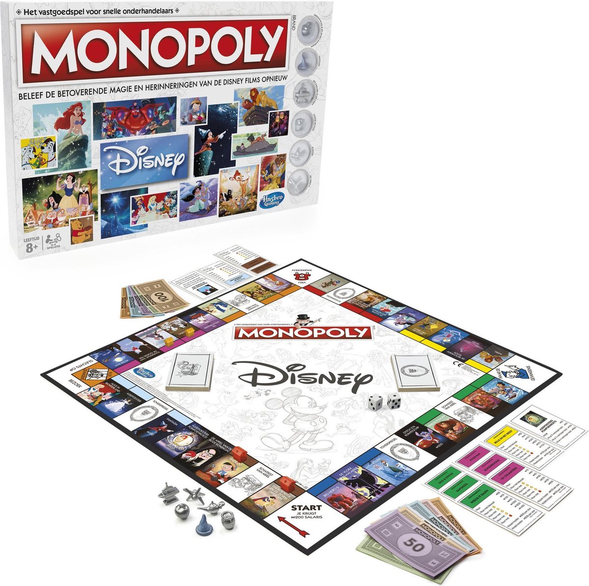 Thuisland Pickering Boven hoofd en schouder Monopoly Disney | Games | bol.com