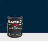 Rambo Deur & Kozijn Pantserlak - Hoogglans - Dekkend - Nachtblauw - 750 ml