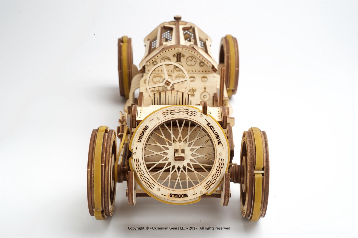 UGEARS Houten 3D Model - U-9 Grand Prix Car — afbeelding 13