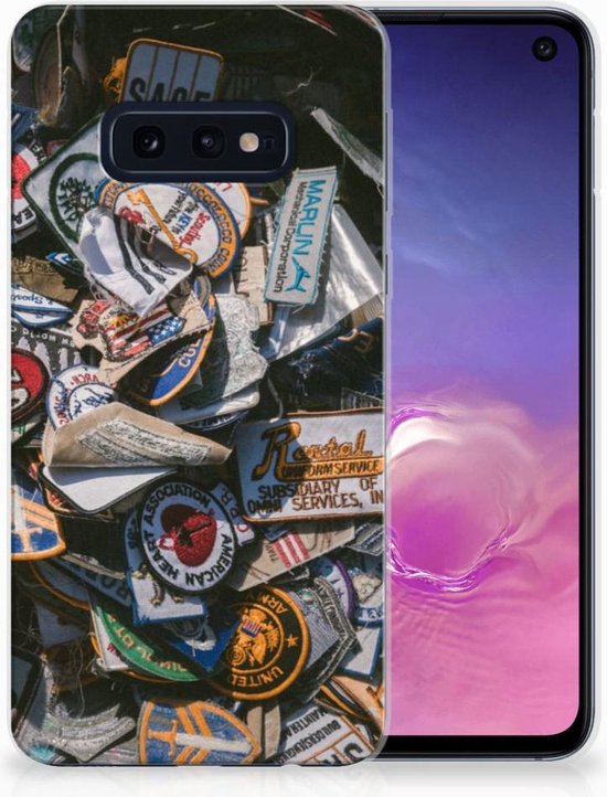 Coque Téléphone pour Samsung Galaxy S10e Tenphone Etui Coque Badges