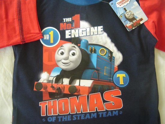 Mam Wanneer opladen Pyjama van Thomas de Trein, No 1 Engine maat 104/110 | bol.com