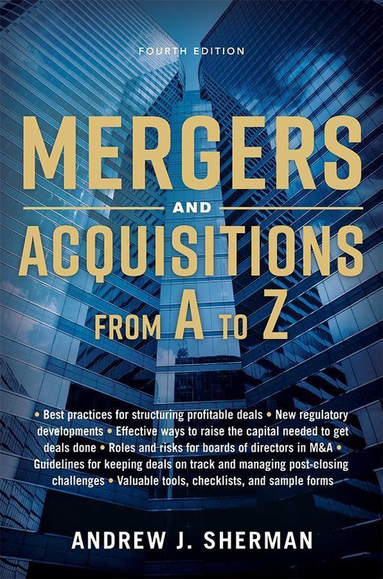 Mergers and Acquisitions from A to Z - cover